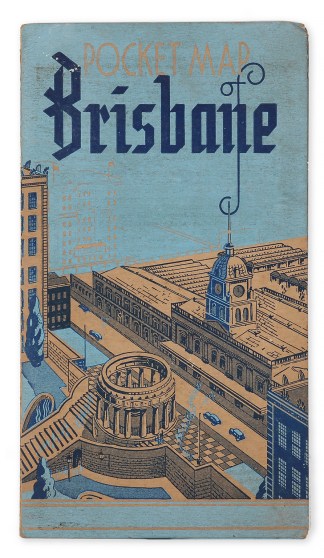 Pocket Map of Brisbane Acquisitions Maps